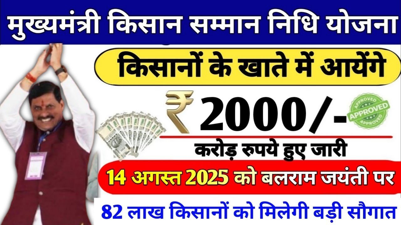 Mukhyamantri Kisan Kalyan Yojana Live