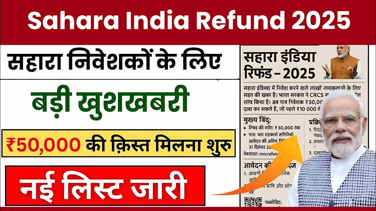 Sahara India Pariwar Refund List 2025
